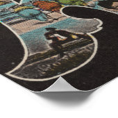 アトランティックシティ、ニュージャージー州 – ラージレターシーン3 ポスター (角)