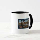 アトランティックシティ,ニュージャージー – ラージレターシーン2 マグカップ (正面右)