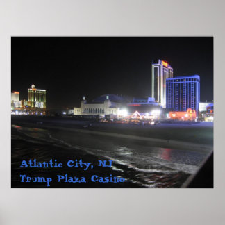 アトランティックシティ， NJ to Trump Plaza Casino ポスター