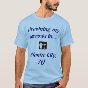 アトランティックシティNJ飲みワイシャツ！ Tシャツ