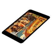 アトランティックシティNJ、賭博、ルーレット、レトロポスト マグネット (左側)