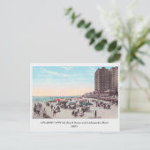 アトランティックシティNJ 1920sビーチはがき上のシーン ポストカード (スタンド正面)