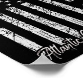 アトランティックシティNj For Fluke魚釣り漁師 ポスター (角)