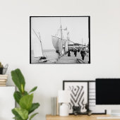 アトランティックシティPier, N.J. c1905ヴィンテージ ポスター (ホームオフィス)