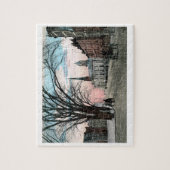 アトランティックスクエア、スタンフォード、CTヴィンテージスタイル ジグソーパズル (縦)