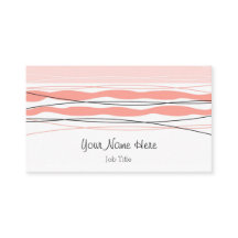 アトランティックストライプ・ピンク・ビジネス・カード