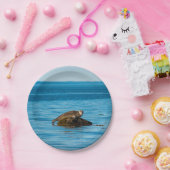 アトランティックハーバーシール ペーパープレート (パーティー)