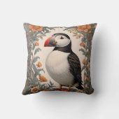 アトランティックパフィンウィリアムインスパイアモリスフローラ クッション (裏面)