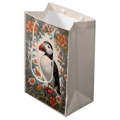 アトランティックパフィンウィリアムインスパイアモリスフローラ ミディアムペーパーバッグ (正面アングル)