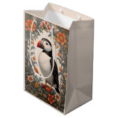 アトランティックパフィンウィリアムインスパイアモリスフローラ ミディアムペーパーバッグ (裏面アングル)