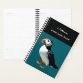 アトランティックパフィン鳥類野生生物海ブルーカスタム プランナー手帳 (ディスプレー)