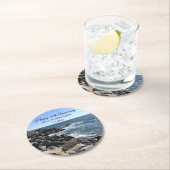 アトランティック海ブルー40周年記念ルーンの写真 ラウンドペーパーコースター (インサイチュ)