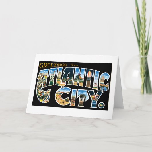 アトランティック・シティからの挨拶！ カード (正面)