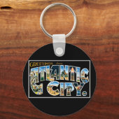 アトランティック・シティからの挨拶！ キーホルダー (正面)