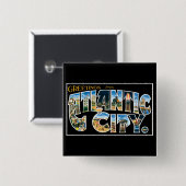 アトランティック・シティからの挨拶! 缶バッジ (正面&裏面)