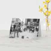 アトランティック・シティのビーチ、1890年代 カード (黄色い花)