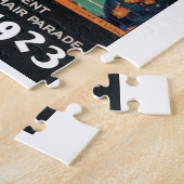 アトランティック・シティのページェントのヴィンテージ旅行ポスター ジグソーパズル (側面)