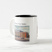 アトランティック・シティの駅PRSL 1936年 ツートーンマグカップ (正面左)