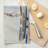 アトランティック・シティ キッチンタオル (四つ折り)