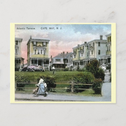アトランティック・テール、メイ岬、ニュージャージー州1911ヴィンテージ ポストカード (正面)