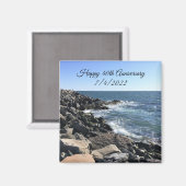 アトランティック・海・ブルー40周年記念写真 マグネット (正面/裏面)