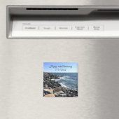 アトランティック・海・ブルー40周年記念写真 マグネット (インサイチュ (食洗機))