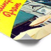 アトランティックCItyニュージャージーからのヴィンテージの挨拶 ポスター (角)