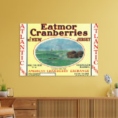 アトランティックEatmorクランベリーのブランドラベル キャンバスプリント (インサイチュ (リビング))