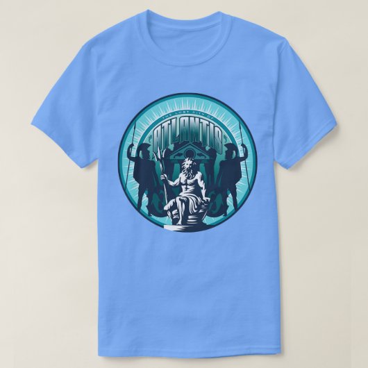 アトラ失ったンティス市 Tシャツ (デザイン正面)