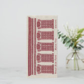 アトリウムの眺め、エドマンド・バークの学校カード 案内状 (スタンド正面)