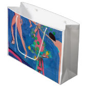 アトリエのナスチューシャムの花、マティス ラージペーパーバッグ (正面アングル)