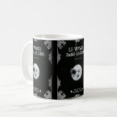 アトリップトゥザムーンヴィンテージレトロフランスのシネマポス コーヒーマグカップ (正面左)