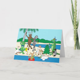 アトロピカルビーチホリディグリーティング シーズンカード