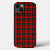 アトール・レッドとグリーン・クランタータンチェックのスチュワート Case-Mate iPhoneケース (裏面)