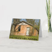 アドおもしろいレスカードの変更 案内状 (正面)