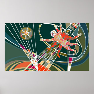 アドアストラPer Aspera – 緑 ポスター