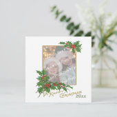 アドアフォトヴィンテージハッピークリスマスカード (スタンド正面)