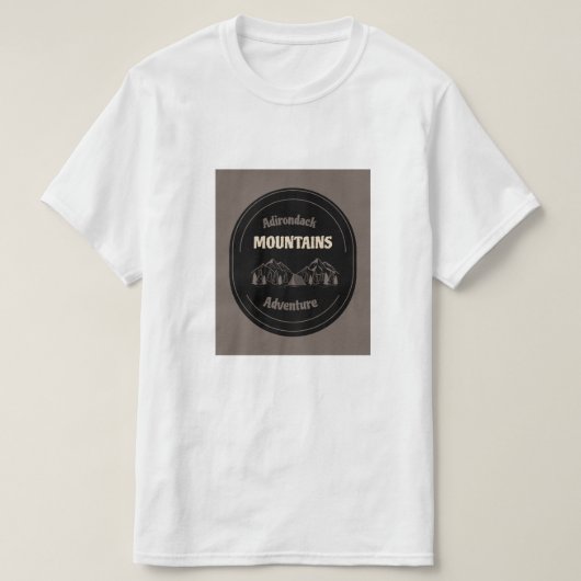 アドィロンダックの冒険 Tシャツ (デザイン正面)