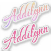 アドイン名x2 シール (正面)