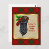 アドエアクランバッジ&タータンチェッククリスマス ポストカード (正面/裏面)