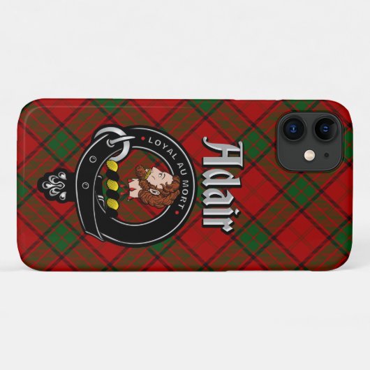 アドエアクランバッジ&タータンチェック電話ケース Case-Mate iPhoneケース (裏面(横))