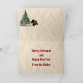 アドエアスコットランド&サンタウィクレストパーソナライズされた シーズンカード (内部)