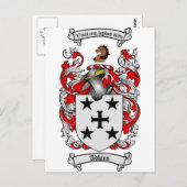 アドキンズコートオブアームズ/アドキンズ家紋 ポストカード (正面/裏面)