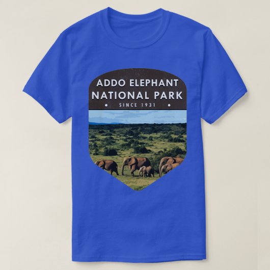 アドゾウ国立公園 Tシャツ (デザイン正面)
