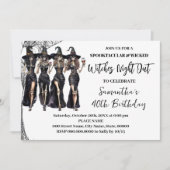 アドツル誕生日ハロウィーンウィッチナイトアウトパーティー 招待状 (正面)