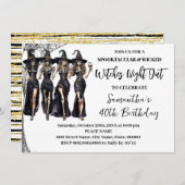 アドツル誕生日ハロウィーンウィッチナイトアウトパーティー 招待状 (正面/裏面)