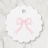 アドディズギンガムボウメッセージカード フェイバータグ (正面)