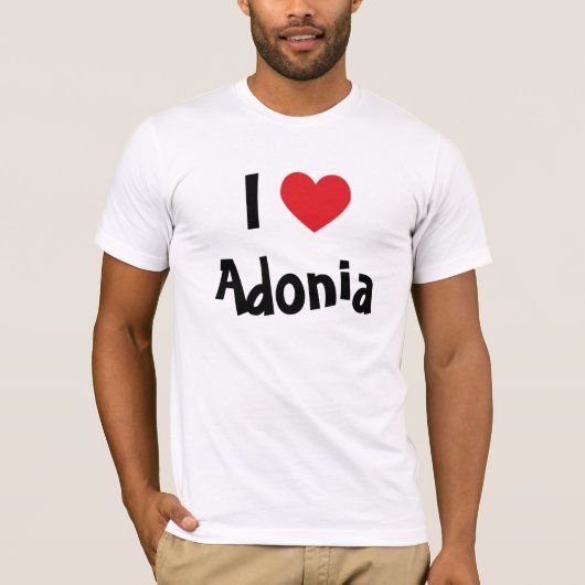 アドニアが大好き Tシャツ (正面)