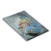 アドニス1707-08年からの金星の分割(フレスコ画) ノートブック (右側)