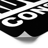 アドバイザリ自由主義の：保守的コンテンツ！ ポスター (角)